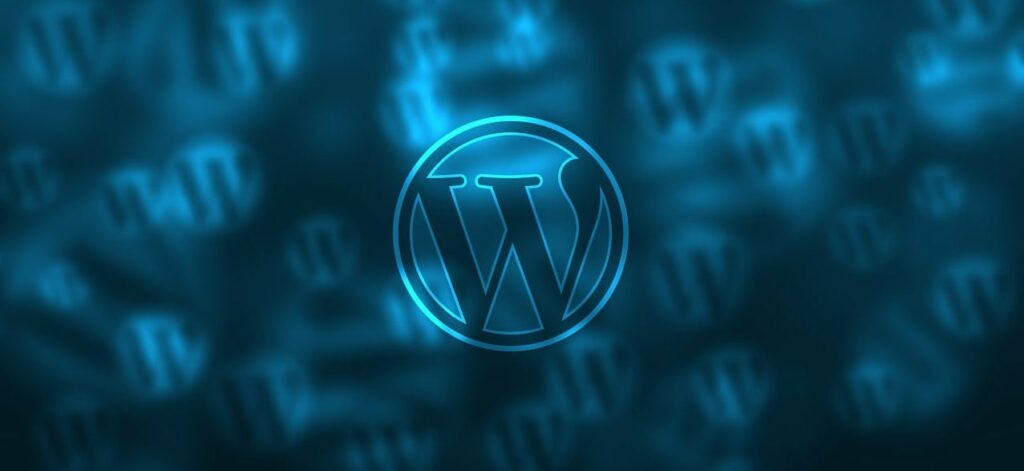 wordpress logo art for blog post