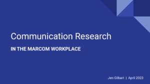 Cover of Communications Research in Business Powerpoint Presentation